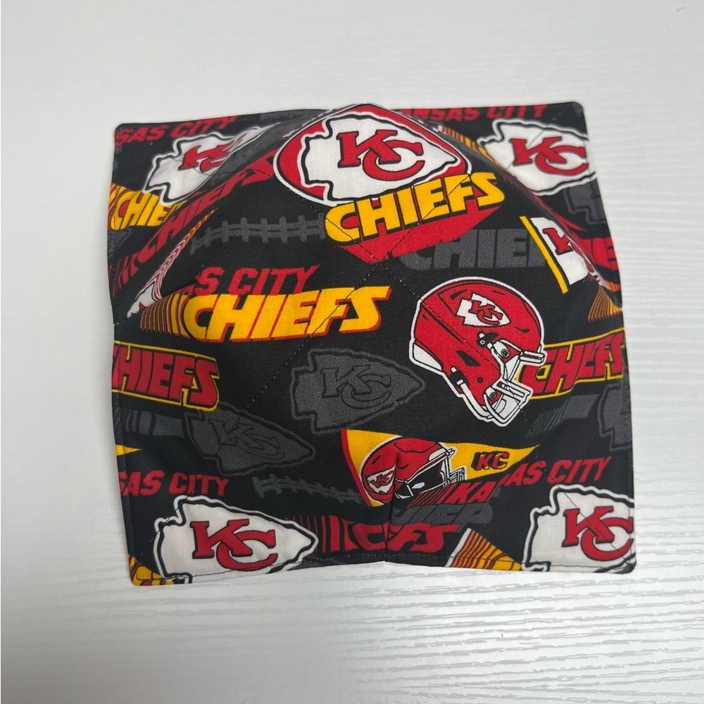 Hand Crafted Bowl Cozy Bowl Holder Microwavable Cotton Kansas City Chiefs - Picture 4 of 5